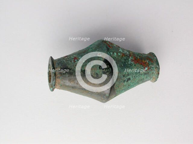 Biconical Bead, Geometric Period (800-600 BCE). Creator: Unknown.