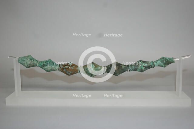 Biconical Bead Necklace, Geometric Period (800-600 BCE). Creator: Unknown.