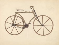Bicycle, c. 1937. Creator: Marjorie Lee