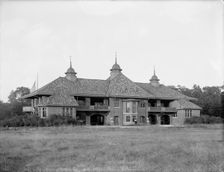 Bicycle Pavilion on Belle Isle [Park], Detroit, between 1900 and 1906. Creator: Unknown