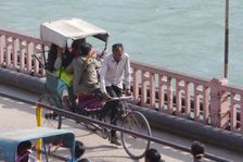 Bicycle Rickshaw, Haridwar India. Creator: Unknown