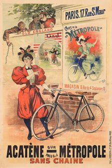 Bicyclette Acatène Métropole Sans Chaine, 1895. Creator: Baylac, Lucien (1851-1913)