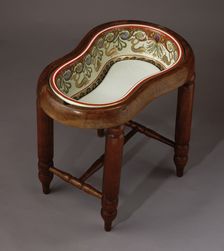 Bidet of Elisabeth of Bavaria (Carl Knoll Porcelain Factory, Carlsbad), 1887-1890. Artist: Anonymous