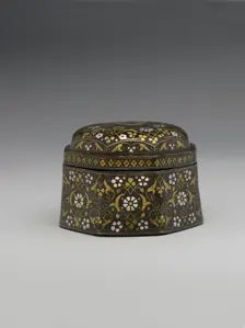 Bidri Box for Holding Pan, India, early-mid 17th century. Creator: Unknown