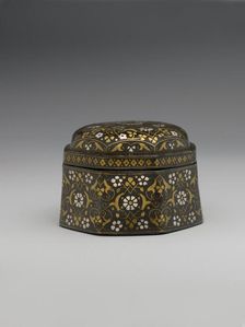 Bidri Box for Holding Pan, India, early-mid 17th century. Creator: Unknown