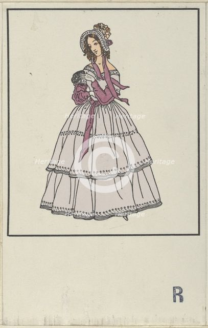 Biedermeier Fashion, 1908. Creator: Urban Janke.