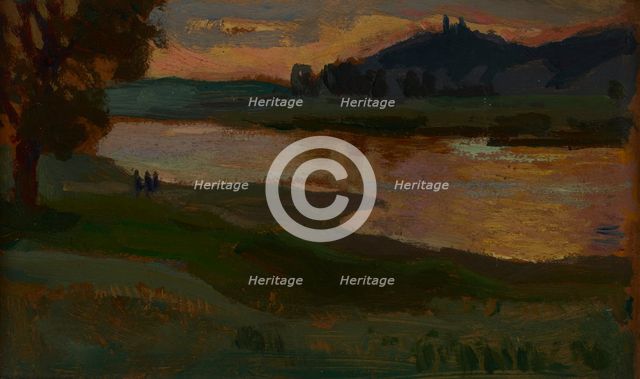 Bielany at Dusk, 1905. Creator: Jan Stanislawski.
