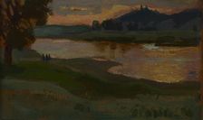 Bielany at Dusk, 1905. Creator: Jan Stanislawski