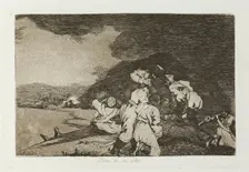Bien te se està.; Los Desastres de la Guerra, Madrid 1863. Creator: Francisco Goya