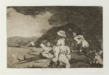 Bien te se està.; Los Desastres de la Guerra, Madrid 1863. Creator: Francisco Goya