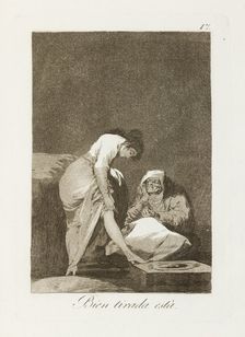 Bien tirada está.; Los Caprichos, pl.17, 1799. Creator: Francisco Goya