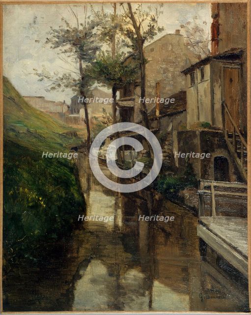 Bièvre, rue Vulpian, c1900. Creator: Germain Eugene Bonneton.