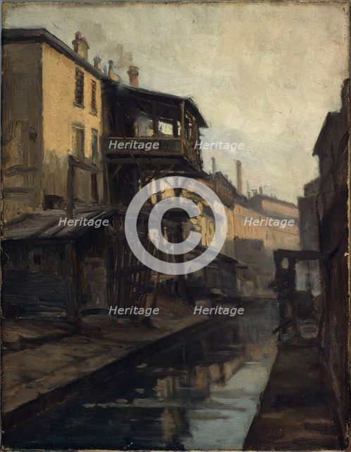 Bievre, rue des Cordelieres, c1900. Creator: Germain Eugene Bonneton.