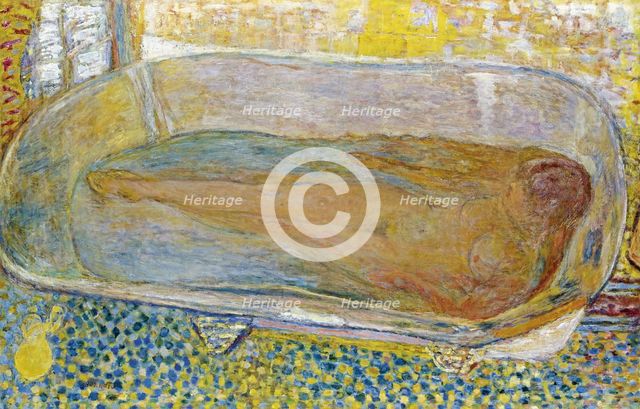 Big Bathtub (Nude), 1937-1939. Artist: Bonnard, Pierre (1867-1947)