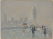 Big Ben, 1897 and 1907. Creator: Frederick Childe Hassam