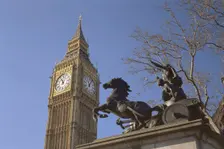 Big Ben, the Palace of Westminster, London, 2000. Artist: N Corrie