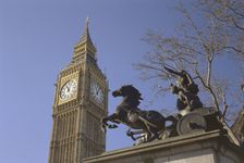 Big Ben, the Palace of Westminster, London, 2000. Artist: N Corrie