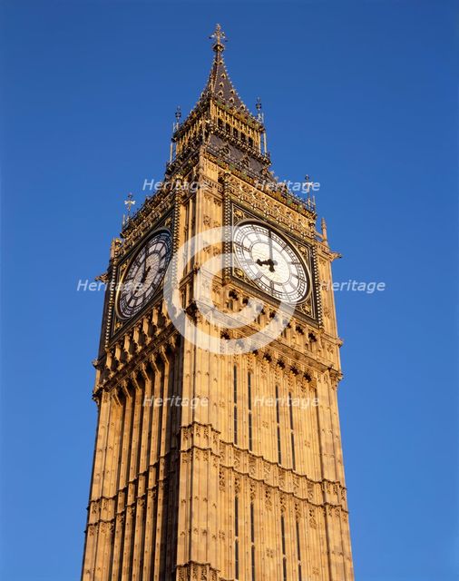  Big Ben ' Clock Tower, c1990-2010. Artist: Unknown.