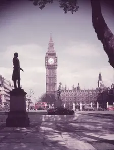 Big Ben from Parliament Square, London, c1955. Creator: Arthur Charles Kirby Ware