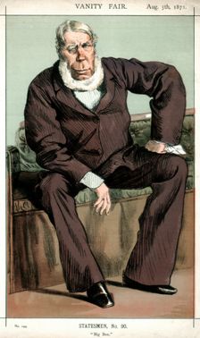 Big Ben George Bentinck, British politician, 1871.Artist: Coide