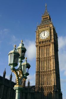 Big Ben stopped, Palace of Westminster, London, 2005. Creator: Peter Thompson