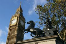 Big Ben stopped, Palace of Westminster, London, 2005. Creator: Unknown