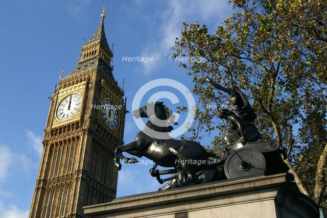 Big Ben stopped, Palace of Westminster, London, 2005. Creator: Unknown.