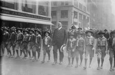 Big Bill Edwards & scouts, 1919. Creator: Bain News Service