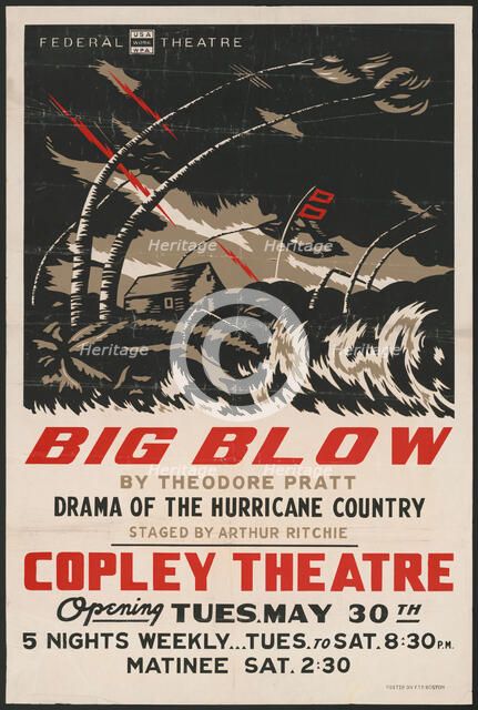 Big Blow, Boston, 1939. Creator: Unknown.