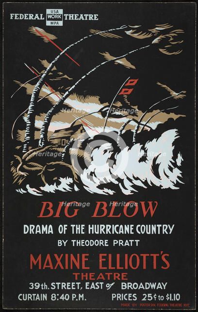 Big Blow, New York, 1938. Creator: Unknown.