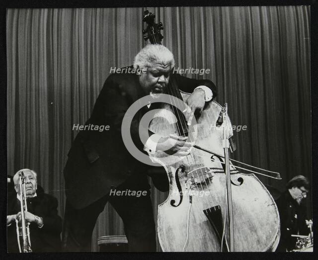 Big Chief Russell Moore, Arvell Shaw and Barrett Deems performing, Stevenage, Hertfordshire, 1984. Artist: Denis Williams