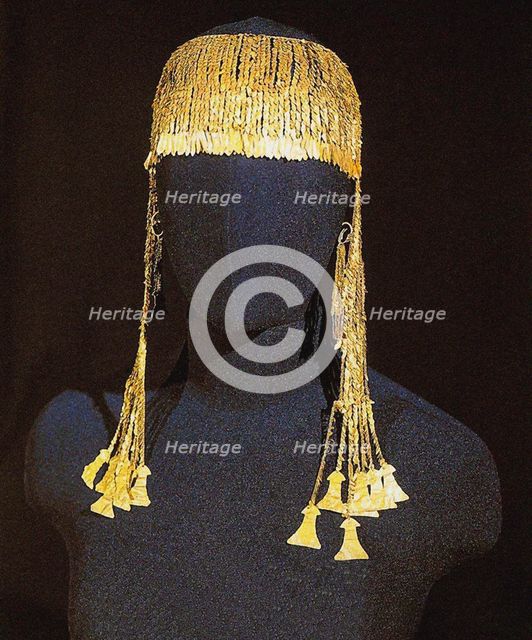 Big Diadem with pendants. Artist: Gold of Troy, Priam’s Treasure 