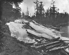 Big Falls, Peshtigo River, Wisconsin, USA, c1900. Creator: Unknown