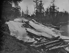 Big Falls, Peshtigo River, Wis. c1897. Creator: Unknown