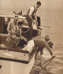 Big Game Fishing, Bay of Islands, New Zealand c1927, (1937)