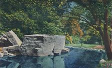Big Rock, Cherokee Park 1942. Artist: Caufield & Shook