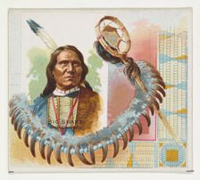 Big Snake, Winnebagoes, from the American Indian Chiefs series (N36) for Allen & Ginter Ci..., 1888. Creator: Allen & Ginter