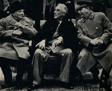 "Big Three" Conference in the Crimea February 1945. Creator: Unknown