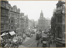 Bigg Market, Newcastle-upon-Tyne, 1925-1930. Creator: Harry Ord Thompson