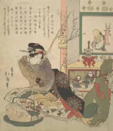 Bijin Urashima and the Seven Fortune Beings (Shichi-fuku-jin). Creator: Totoya Hokkei