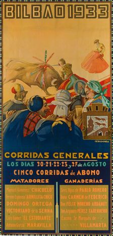 Bilbao. Corridas generales, 1933. Creator: Guinea, Isidoro (1893-1947)