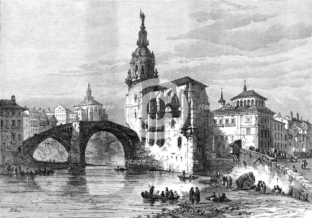 Bilbao, Spain, April 1874. Artist: Unknown.