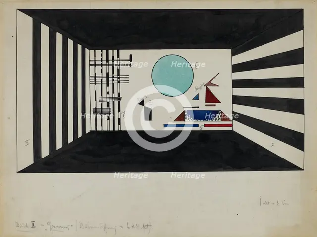 Bild II. Gnomus, 1928. Creator: Kandinsky, Wassily Vasilyevich (1866-1944).