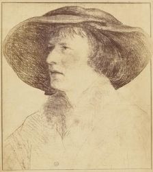 Bildniss einer Unbekannten, 1861. Creator: Charles Von Bouell