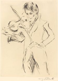 Bildnis Andreas Weissgaerber (Portrait of Andreas Weissgaerber), 1919. Creator: Lovis Corinth