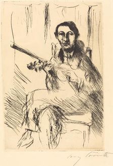 Bildnis Andreas Weissgaerber (Portrait of Andreas Weissgaerber), 1919. Creator: Lovis Corinth