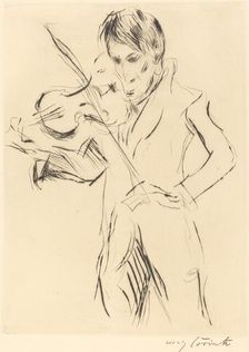 Bildnis Andreas Weissgaerber (Portrait of Andreas Weissgaerber), 1919. Creator: Lovis Corinth