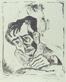 Bildnis Dr. Gr., 1919. Creator: Walter Gramatté