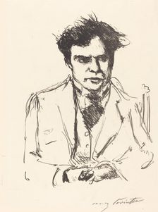 Bildnis Joseph Schwarz (Portrait of Joseph Schwarz), 1916. Creator: Lovis Corinth