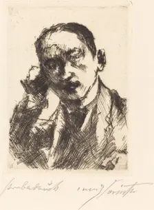 Bildnis K.S. (Portrait of K.S.), 1920. Creator: Lovis Corinth